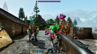 A bunch of Deinonychus in ARK Survival Ascended(Image via Studio Wildcard | YouTube/Steph Lyon TV)